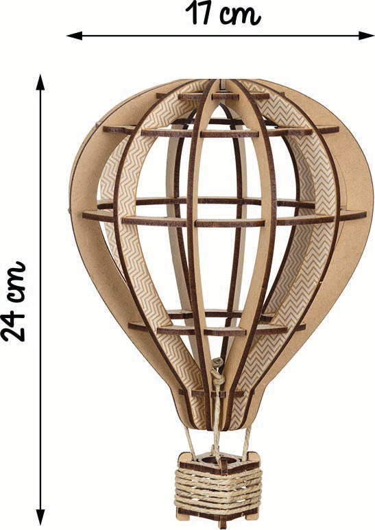 taille montgolfière V1 #blanc