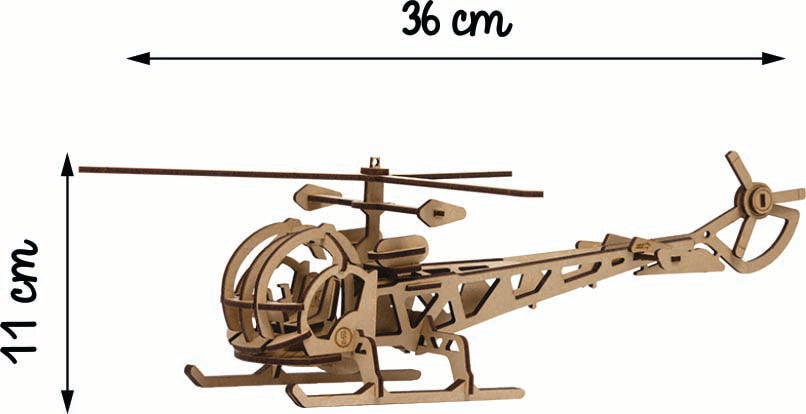 taille hélicoptère #bois