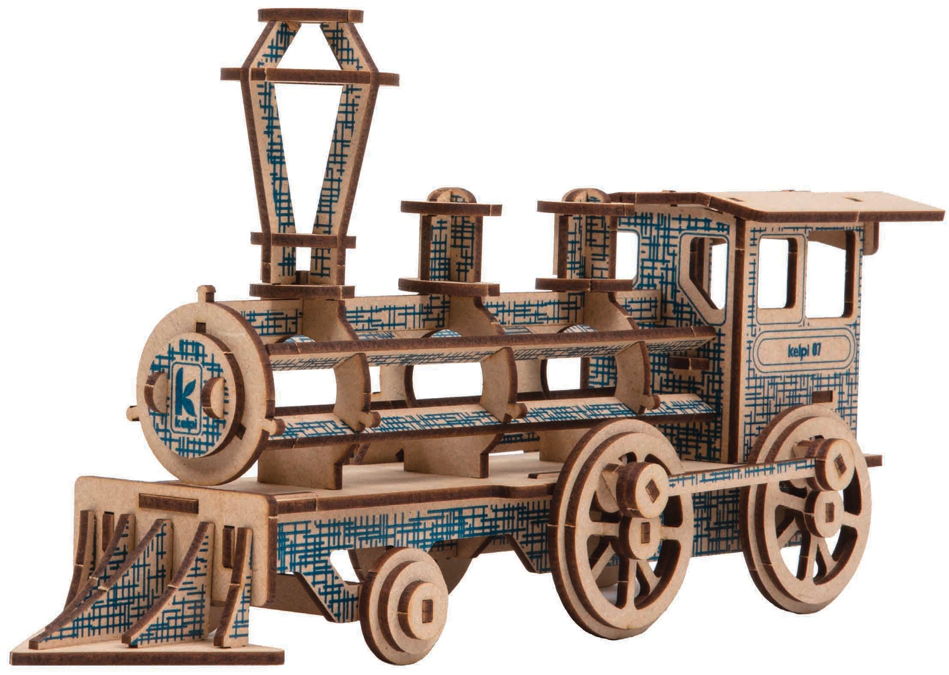 maquette locomotive #bleu