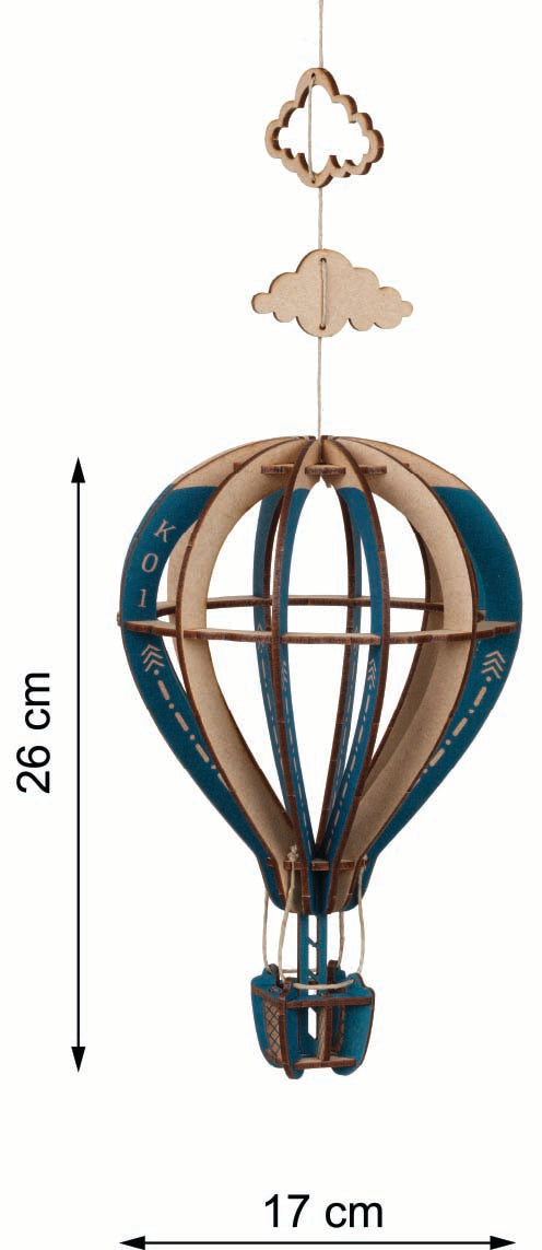 taille montgolfière V2 #bleu