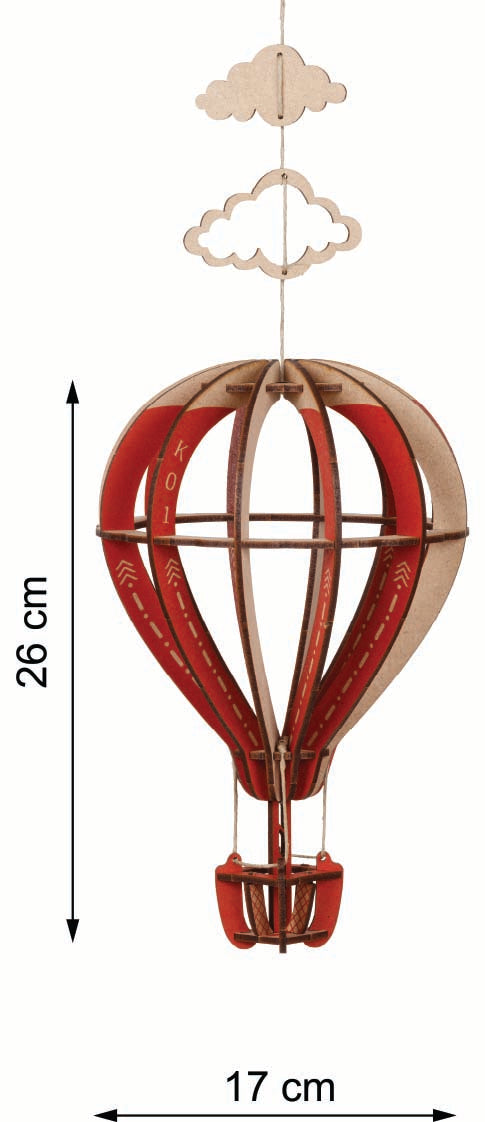 taille montgolfière V2 #rouge